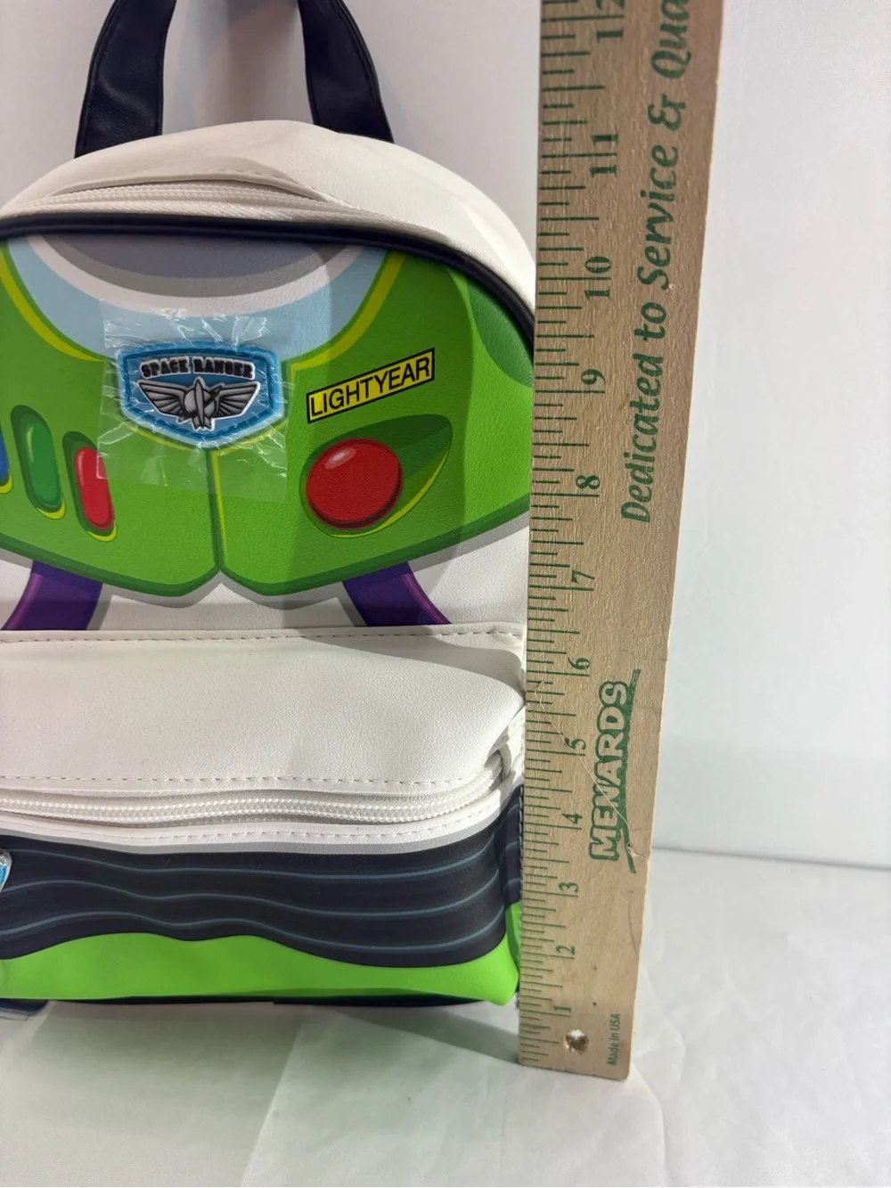 Disney Buzz Lightyear Kids Green White Mini Backpack new